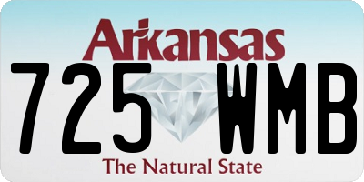 AR license plate 725WMB