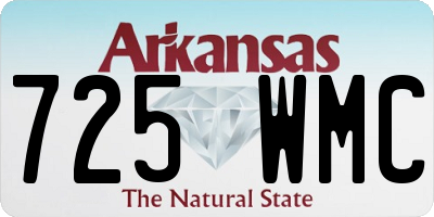 AR license plate 725WMC
