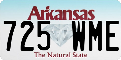 AR license plate 725WME