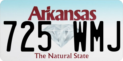 AR license plate 725WMJ