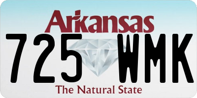 AR license plate 725WMK