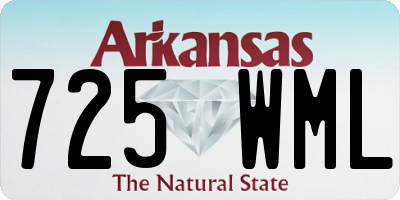 AR license plate 725WML