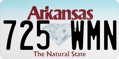 AR license plate 725WMN