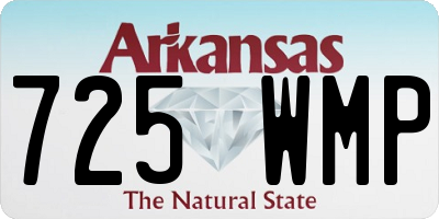 AR license plate 725WMP