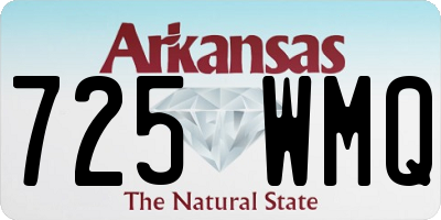 AR license plate 725WMQ
