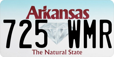 AR license plate 725WMR