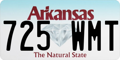 AR license plate 725WMT