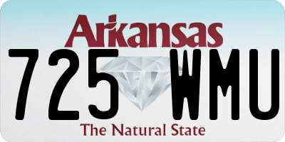 AR license plate 725WMU