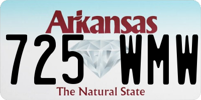 AR license plate 725WMW