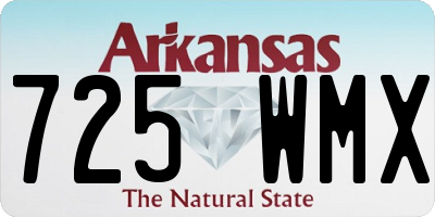 AR license plate 725WMX