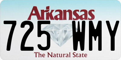 AR license plate 725WMY