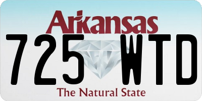 AR license plate 725WTD