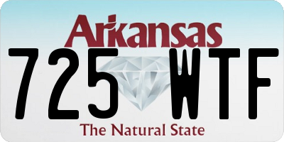 AR license plate 725WTF