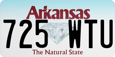 AR license plate 725WTU