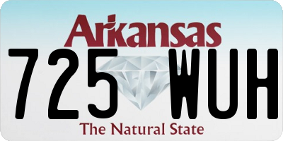 AR license plate 725WUH