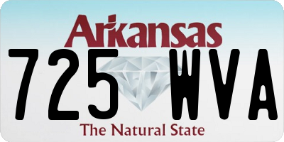 AR license plate 725WVA