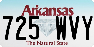 AR license plate 725WVY