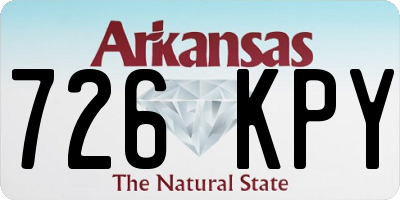 AR license plate 726KPY