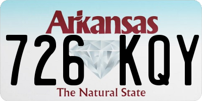 AR license plate 726KQY