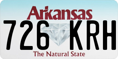 AR license plate 726KRH