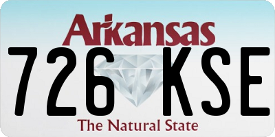 AR license plate 726KSE