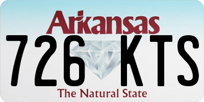 AR license plate 726KTS
