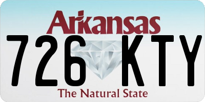 AR license plate 726KTY