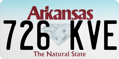 AR license plate 726KVE