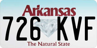 AR license plate 726KVF
