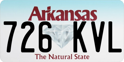 AR license plate 726KVL