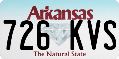 AR license plate 726KVS
