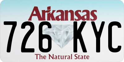 AR license plate 726KYC