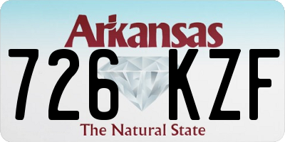 AR license plate 726KZF