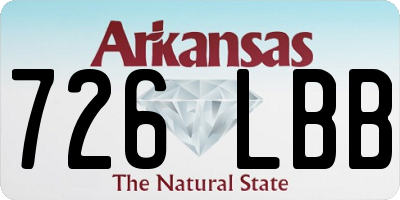 AR license plate 726LBB