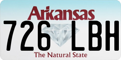 AR license plate 726LBH