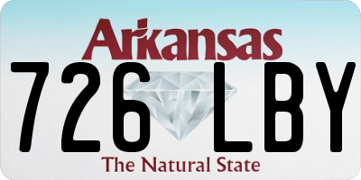 AR license plate 726LBY