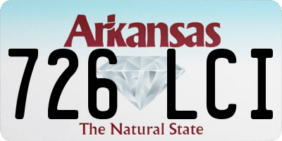 AR license plate 726LCI