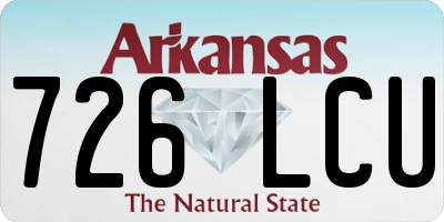 AR license plate 726LCU