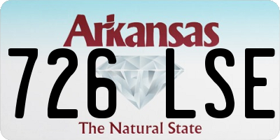 AR license plate 726LSE