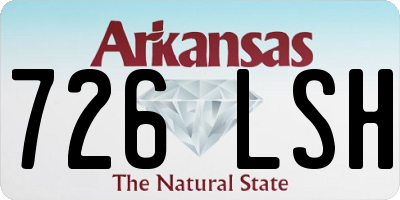 AR license plate 726LSH