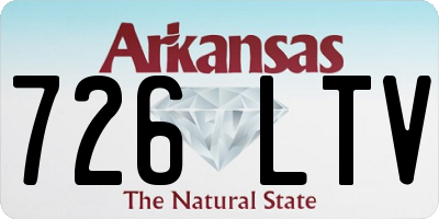 AR license plate 726LTV