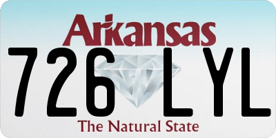 AR license plate 726LYL