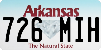 AR license plate 726MIH