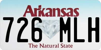 AR license plate 726MLH