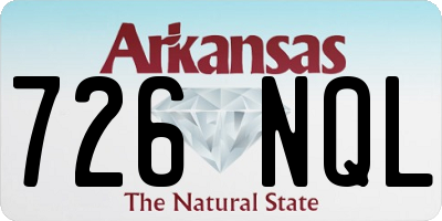AR license plate 726NQL