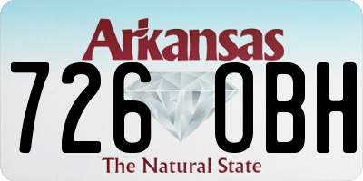 AR license plate 726OBH