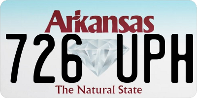 AR license plate 726UPH