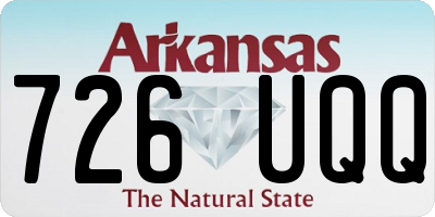 AR license plate 726UQQ