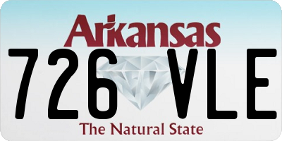AR license plate 726VLE