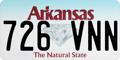 AR license plate 726VNN